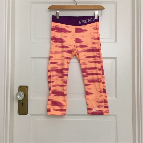 Nike Pro All Over Print 3/4 Capri Junior - Picture 3 of 7